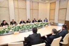 Dövlət Dəniz və Liman Agentliyində gəmi heyətinin idarəetmə səviyyəsində çalışan dənizçilərlə görüş keçirilib (FOTO)