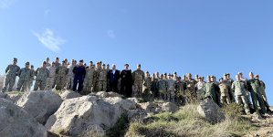 Türkiyəli nümayəndələr azad edilmiş ərazilərdə olublar (FOTO)