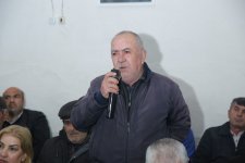 Xaçmazın Xanoba kəndində sakinlərin müraciətləri ilə bağlı konkret tapşırıqlar verilib (FOTO)