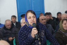 Xaçmazın Xanoba kəndində sakinlərin müraciətləri ilə bağlı konkret tapşırıqlar verilib (FOTO)