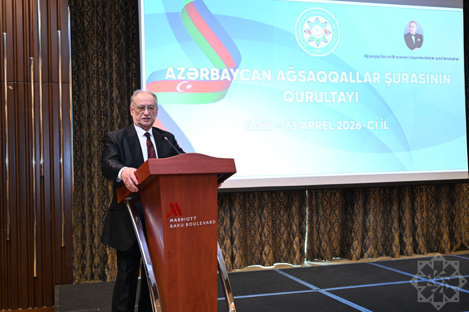 Ağsaqqallar Şurasının IX Qurultayı keçirilib - Eldar Quliyev yenidən sədr seçilib (FOTO) (YENİLƏNİB)
