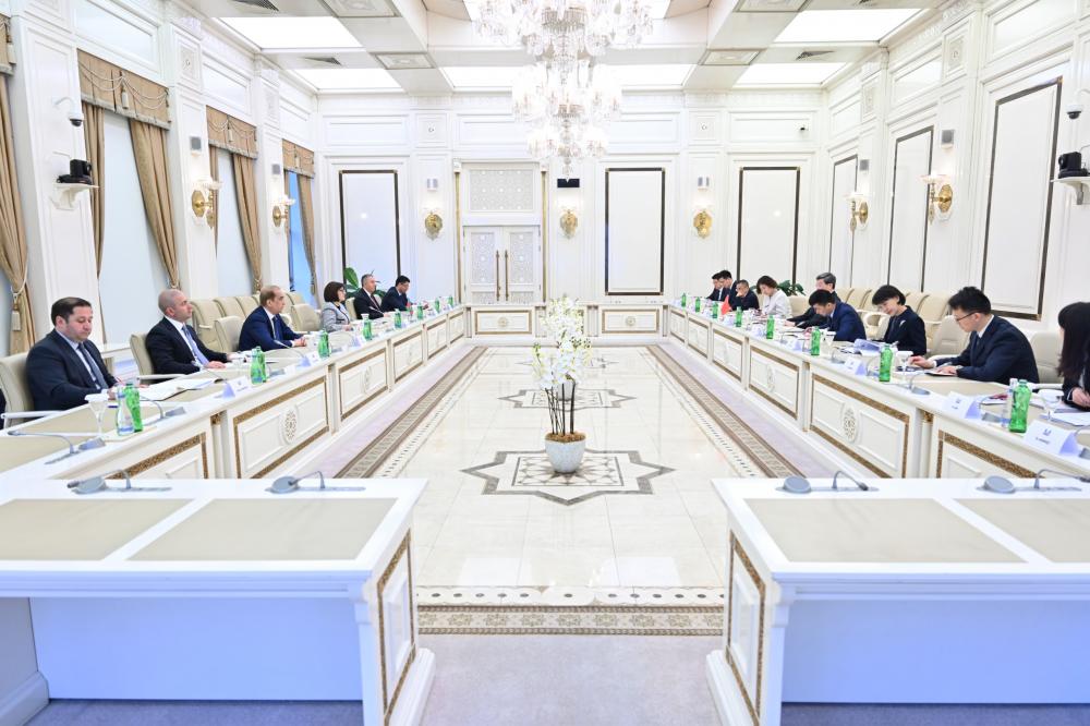 Sahibə Qafarova çinli nazirlə görüşdü (FOTO)