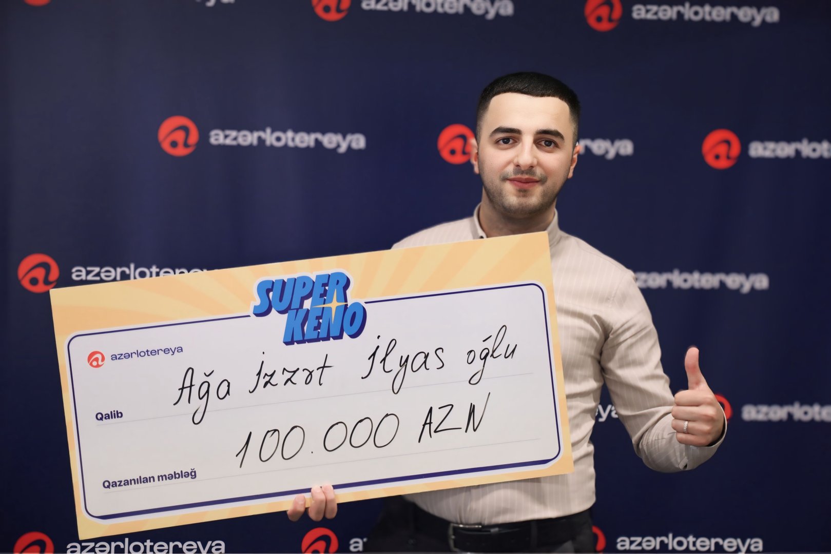 İsmayıllıda lotereyadan 100 000 manat uduldu (FOTO/VİDEO)