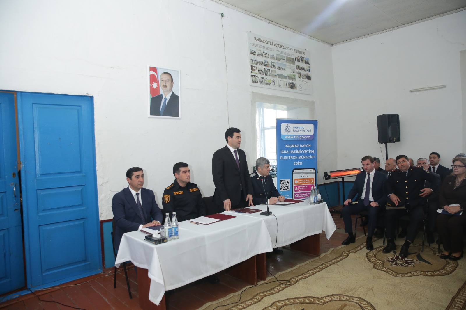 Xaçmazın Xanoba kəndində sakinlərin müraciətləri ilə bağlı konkret tapşırıqlar verilib (FOTO)