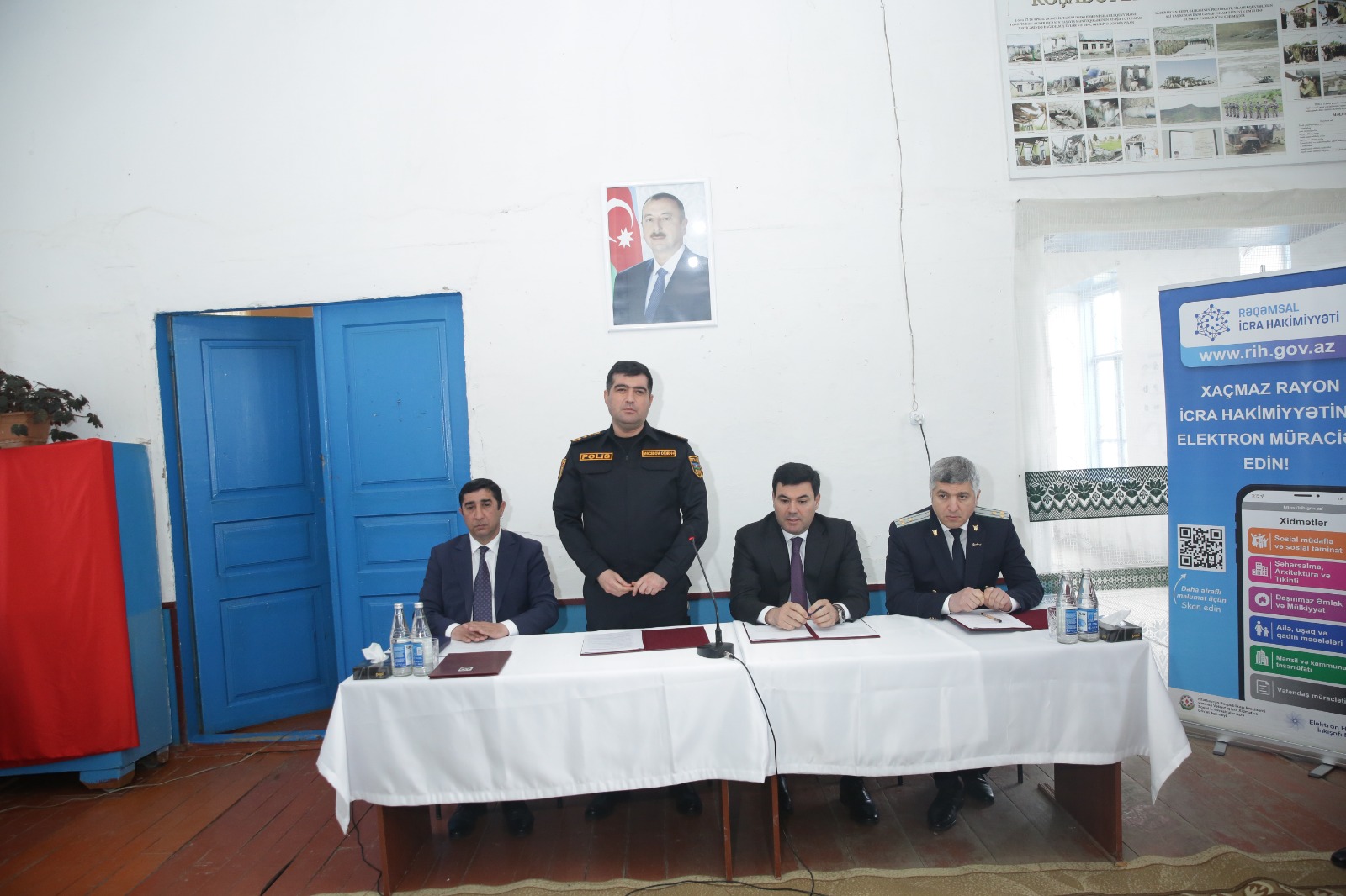 Xaçmazın Xanoba kəndində sakinlərin müraciətləri ilə bağlı konkret tapşırıqlar verilib (FOTO)