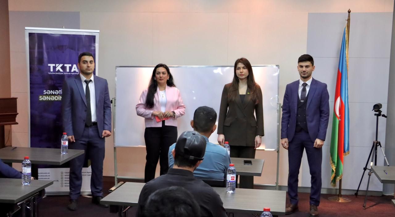 Norm və TKTA ustaların sertifikasiyası ilə bağlı ikinci layihəyə start verib (FOTO)