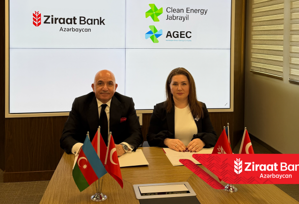 Ziraat Bank Azərbaycan bərpa olunan yaşıl enerji sahəsində iri layihə maliyyələşdirilməsini həyata keçirir (FOTO)