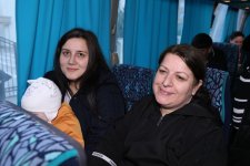 Növbəti köç karvanı Ağdam şəhərinə çatıb (FOTO) (YENİLƏNİB)