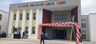 Füzulidə 1 nömrəli körpələr evi–uşaq bağçasının açılışı olub (FOTO)
