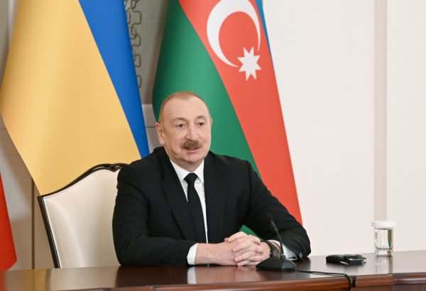 Prezident İlham Əliyev: Ukrayna ilə əməkdaşlığımızın çox güclü siyasi təməli var (TAM BƏYANAT)