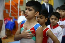 Sumqayıtda idman gimnastikası üzrə ölkə birinciliyi keçirilib (FOTO)