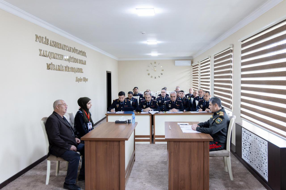 Daxili işlər naziri Göyçayda növbəti vətəndaş qəbulu keçirib (FOTO)