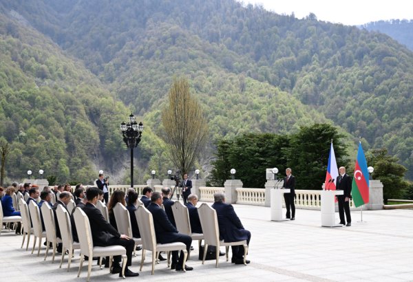 Prezident İlham Əliyev və Çexiyanın Baş naziri Andrey Babiş mətbuata bəyanatlarla çıxış ediblər (FOTO/VİDEO) (YENİLƏNİB)
