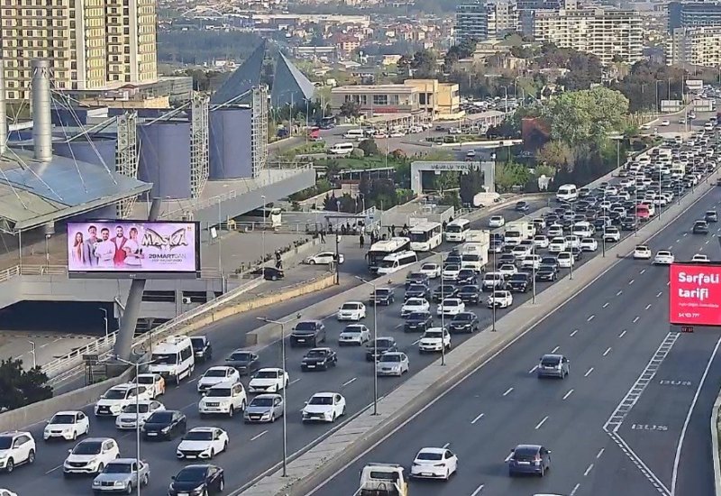 DİQQƏT: Bu yollarda tıxac var - SİYAHI (FOTO)