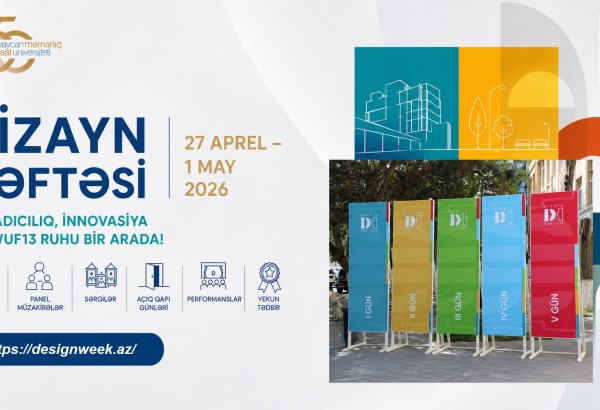 AzMİU-da “Dizayn Həftəsi”nə start verilib: Yaradıcılıq, innovasiya və WUF13 ruhu bir arada