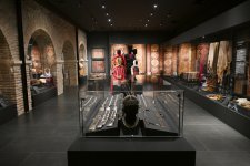 Leyla Əliyeva və Arzu Əliyeva Şəkidə tarixi-memarlıq abidələrinin bərpadan sonra açılışında iştirak ediblər (FOTO)