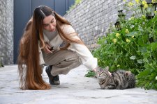 Leyla Əliyeva və Arzu Əliyeva Şəkidə tarixi-memarlıq abidələrinin bərpadan sonra açılışında iştirak ediblər (FOTO)