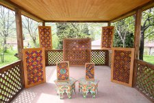 Leyla Əliyeva və Arzu Əliyeva Şəkidə tarixi-memarlıq abidələrinin bərpadan sonra açılışında iştirak ediblər (FOTO)