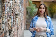 Leyla Əliyeva və Arzu Əliyeva Şəkidə “ABAD” Keramika və Tətbiqi Sənət Mərkəzi ilə tanış olublar (FOTO)