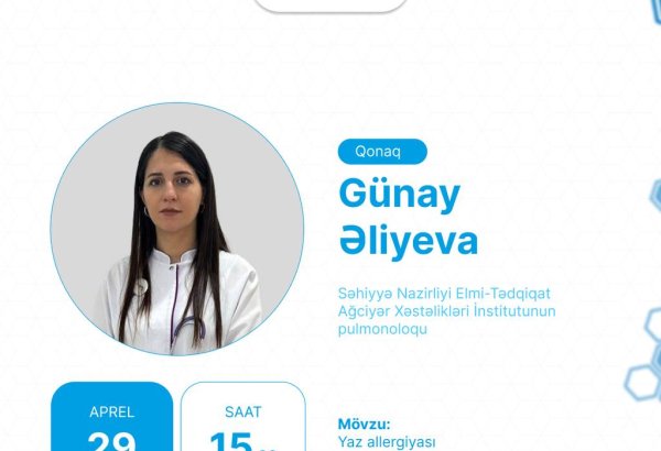 Yaz allergiyası tam sağalırmı? – Səhiyyə Nazirliyinin mütəxəssisindən vacib açıqlama