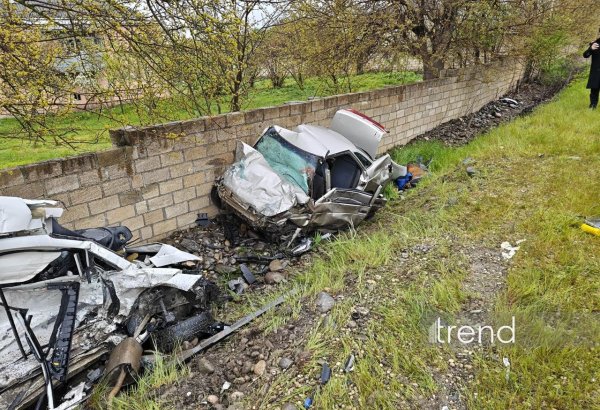Xaçmazda ağır qəza: hər iki sürücü ölüb (FOTO)