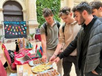 Budapeşt Korvinus Universitetində Azərbaycan guşəsi (FOTO)