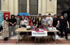 Budapeşt Korvinus Universitetində Azərbaycan guşəsi (FOTO)