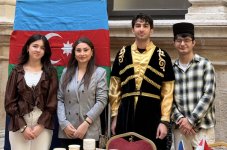 Budapeşt Korvinus Universitetində Azərbaycan guşəsi (FOTO)