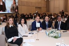 Bakıda “Dayanıqlı inkişaf: ailə, qadın və uşaq siyasəti” mövzusunda konfrans keçirilib (FOTO) (YENİLƏNİB)