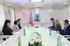 Milli Məclisin sədri Sahibə Qafarova Yunanıstanın ölkəmizdəki səfiri ilə görüşüb