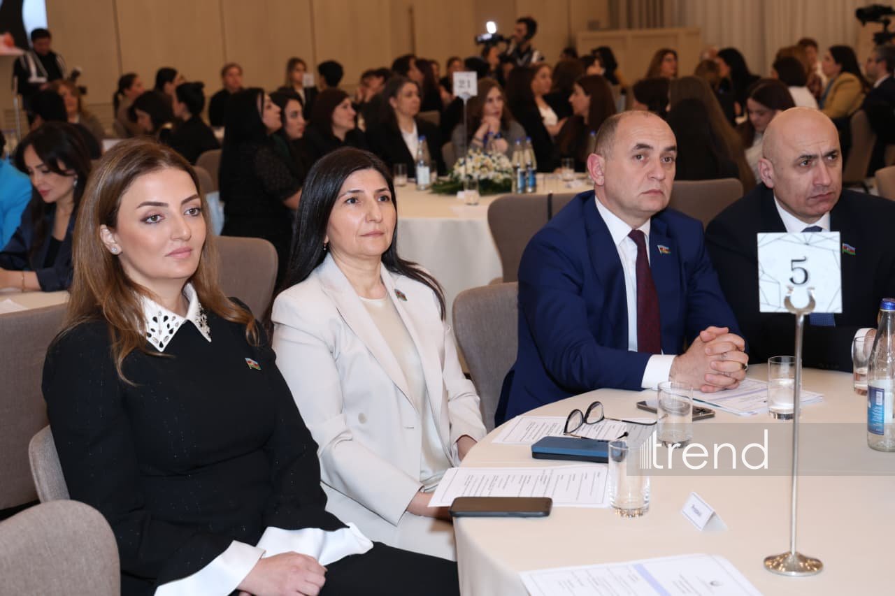 Bakıda “Dayanıqlı inkişaf: ailə, qadın və uşaq siyasəti” mövzusunda konfrans keçirilib (FOTO) (YENİLƏNİB)