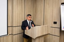 AMQF fəaliyyətinə və planlarına dair ictimai hesabatla çıxış edib (FOTO)