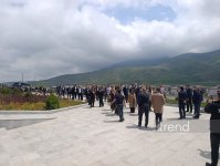 Diplomatik korpusun nümayəndələri Xocalı Soyqırımı Memorialına gəliblər (FOTO)