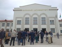 Diplomatik korpusun nümayəndələri Qarabağ Universitetinə baş çəkib (FOTO)