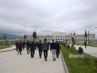 Diplomatik korpusun nümayəndələri Qarabağ Universitetinə baş çəkib (FOTO)