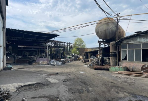 Gəncədə metaləritmə müəssisəsinin fəaliyyəti dayandırıldı (FOTO/VİDEO)