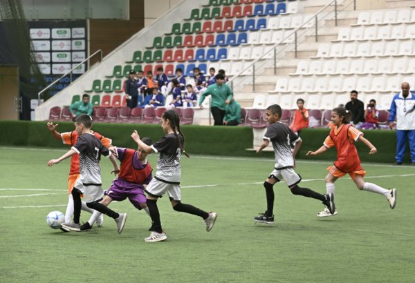 Leyla Əliyevanın təşəbbüsü ilə uşaq evlərinin komandaları arasında növbəti minifutbol turniri təşkil olunub (FOTO)