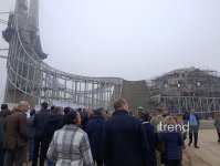 Diplomatik korpusun nümayəndələri Yeni Şuşa məscidində aparılan tikinti işləri ilə tanış olublar (FOTO)