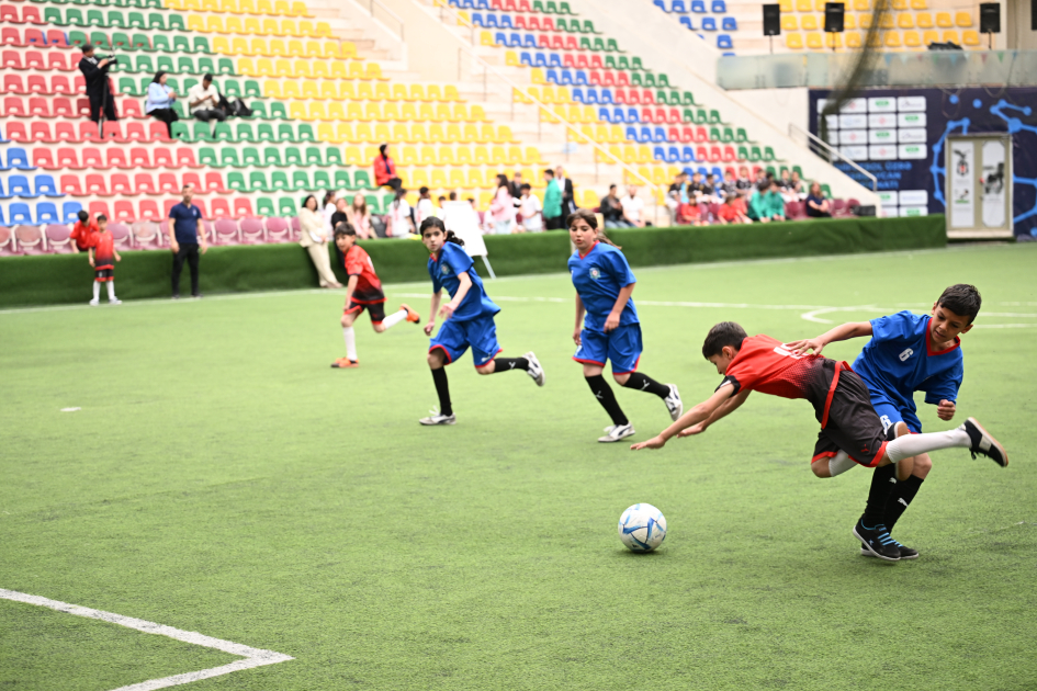 Leyla Əliyevanın təşəbbüsü ilə uşaq evlərinin komandaları arasında növbəti minifutbol turniri təşkil olunub (FOTO)