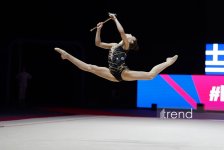 Bakıda keçirilən bədii gimnastika üzrə Avropa kubokunun üçüncü başa çatıb (FOTO)