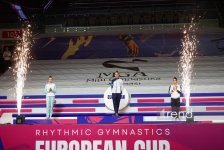 Bakıda keçirilən bədii gimnastika üzrə Avropa kubokunun üçüncü başa çatıb (FOTO)