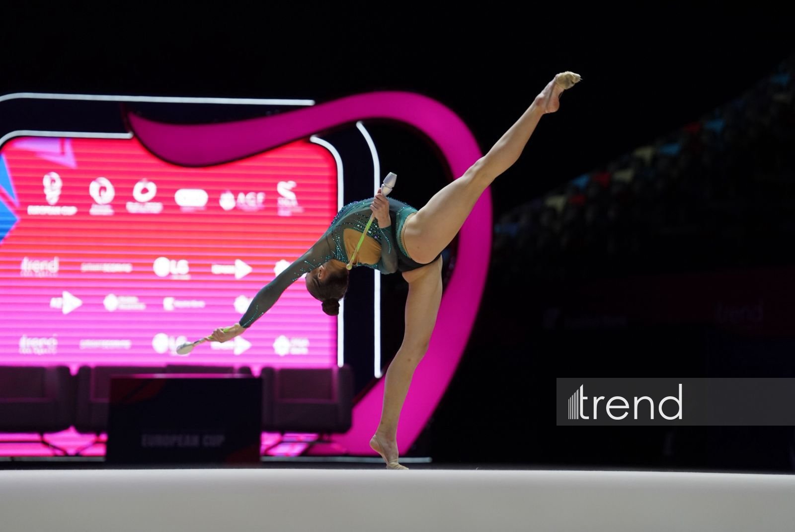 Bakıda keçirilən bədii gimnastika üzrə Avropa kubokunun üçüncü başa çatıb (FOTO)