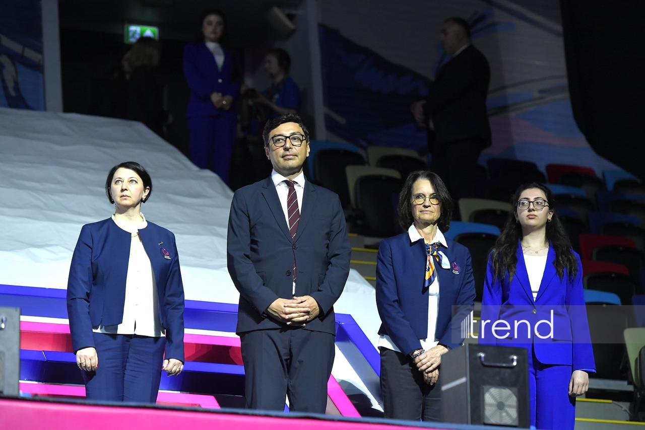 Bakıda keçirilən bədii gimnastika üzrə Avropa kubokunun üçüncü başa çatıb (FOTO)