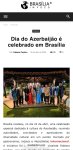 “Azərbaycan Mədəniyyət Günü” Braziliya mətbuatında (FOTO)