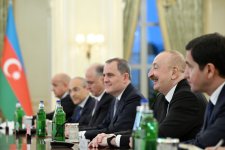 Prezident İlham Əliyevin İtaliya Nazirlər Şurasının sədri ilə geniş tərkibdə görüşü olub (FOTO)