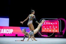 Bədii gimnastika üzrə Avropa kuboku başa çatıb (FOTO)