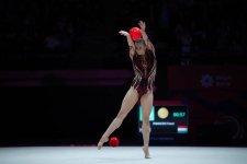 Bədii gimnastika üzrə Avropa kuboku başa çatıb (FOTO)