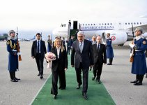 İtaliya Nazirlər Şurasının sədri Ciorcia Meloni Azərbaycana səfərə gəlib
(FOTO)