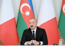 Prezident İlham Əliyev və İtaliya Nazirlər Şurasının sədri mətbuata bəyanatlarla çıxış ediblər (FOTO)