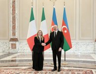 Prezident İlham Əliyevin İtaliya Nazirlər Şurasının sədri Ciorcia Meloni ilə təkbətək görüşü keçirilib (FOTO)